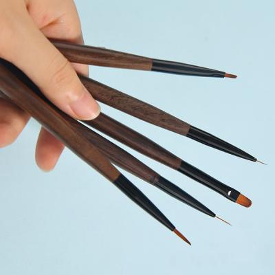 China Wholesale NAIL Nail Gel Brush Manicure Tool Nails Flower Painting Drawing Nail Art Set Brushes for sale