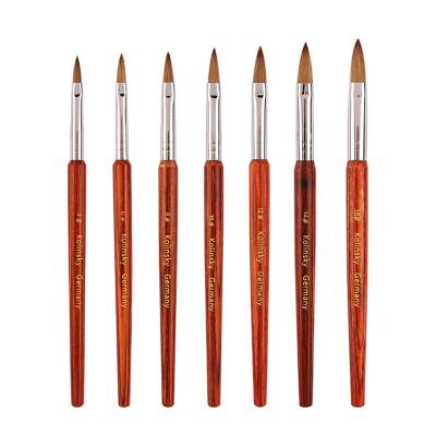 China 100% Acrylic Nail Art Nail Brush Kolinsky Nail Brushes for sale