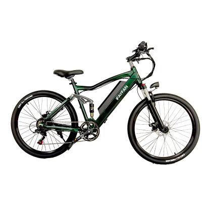 China 48v 500W aluminum electric bike rear motor 26 inch fat tire electric mountain bike for sale