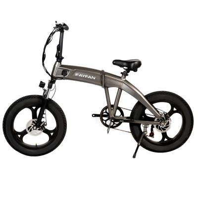 China Fat Tire 500w Aluminum Alloy Removable Motor 48v Battery Foldable Electric Bicycle for sale