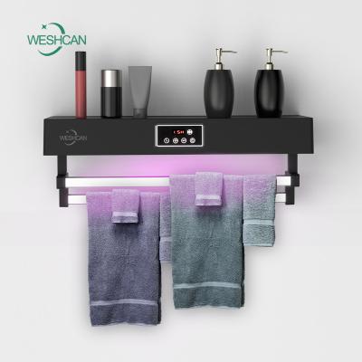 China Professional UV Warmer Bathroom Towel Rack Heater WESHCAN Drier Towel Rack for sale