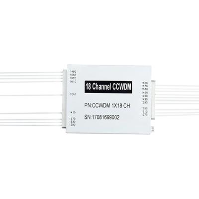 China Optical Device 10CH CCWDM DEMUX MUX Compact CWDM Data Multiplexer for sale