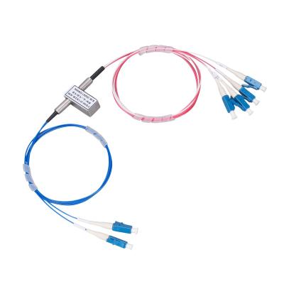 China Low Insertion Loss Mechanical Optical Fiber Converter Switch Dual 1x2 Bypass for sale