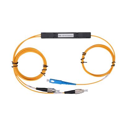 China Single Channel 3 Ports FTTH FWDM Filter Low Polarization Dependent Loss for sale