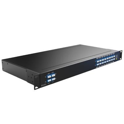 Cina Semplificare la rete DWDM OADM 1U 19 Inch Rack Mount C21 To C36 16CH DWDM MUX DEMUX in vendita