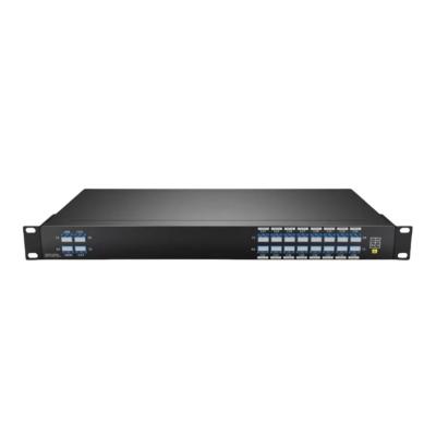 China 19inch Chassis DWDM OADM C21 To C36 Dual Fiber 16CH DWDM MUX DEMUX With Monitor for sale