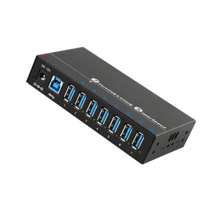 China Mini USB Hub Extensions 7 Port USB 3.0 Hub USB adapter station Applicable for MacBook Air, Mac Mini/Pro, Notebook PC for sale