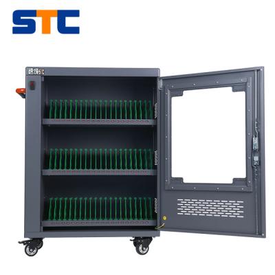 China Computer Charging Cabinet Smart Equipment Laptop Charging Cart for Classrooms for sale