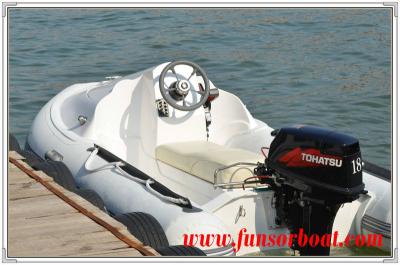 China Hard Bottom JET SKI RIB Rigid Inflatable Boats Three Person Inflatable Boat for sale