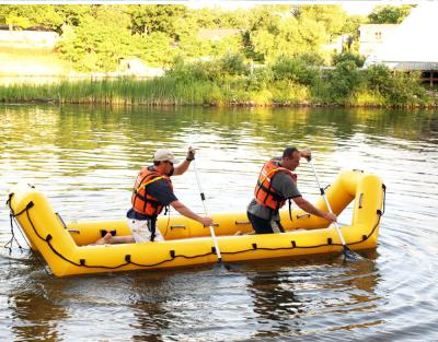 China Portable Lightweight PVC Inflatable Rescue Boat For Firefighting for sale