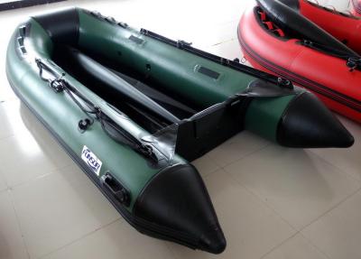 China Durable Inflatable Fishing Sea Kayak 4 Persons Inflatable Boat Blue color 3.2m length for sale