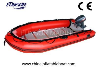 China Large Rubber Inflatable Rescue Boat Six Person Inflatable Boats With Plywood Floor for sale