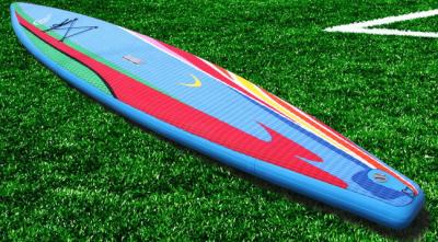 China Aangepaste Grappige Opblaasbare Standup Paddleboard, 3.8m Zachte Hoogste Surfplank Te koop