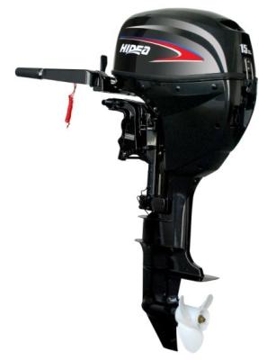 China Manual / Electric Starter Fishing Boat Motor Engine , 15hp 4 Stroke Outboard Engine for sale