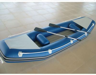 China Customized Inflatable Sea Kayak 2 Person Inflatable Boat With Airmat Floor for sale