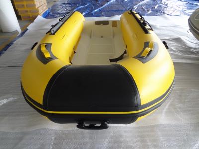 China Multi Purpose Rubber Small Aluminum RIB Boat 3 Person Inflatable Boat For Fishing for sale