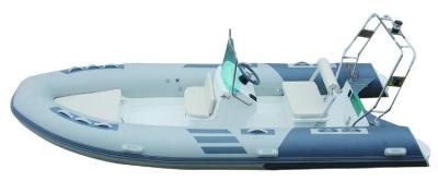 China Open Cruising Rib Inflatable Boats Inflatable Pontoon Boats Deep V - hull 4.8 Meter for sale