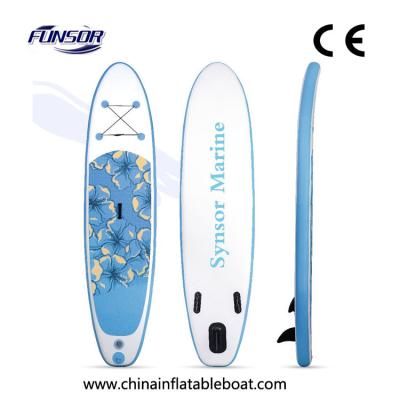 China Sup van watersporten de Opblaasbare Straalsurfplank Skegs van de Peddelraad op Bodem Te koop