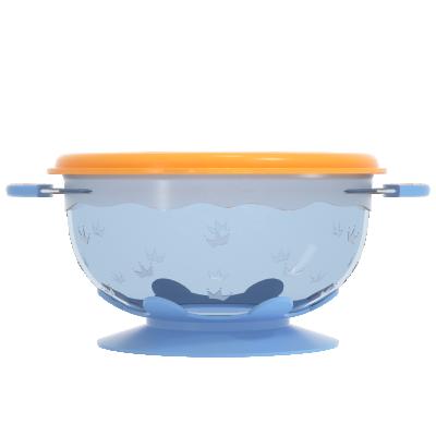 China BPA Free High Quality Plastic Baby Bowl Suction Bowl BPA Free Feeding Set for sale