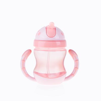 China BPA Free Cartoon Baby Cup Promotional Good Quality Drinking Training Sippy Silicone for sale