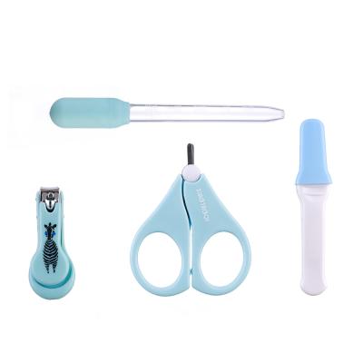 China Toukie 4pcs Baby Nail Care Set Infant Health Care Kits Finger Trimmer Scissors Baby Care Nail Clippers for sale