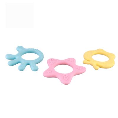 China BPA Free Toukie Bpa Free Baby Sensory Teether Toys Baby Teether Food Grade Soft Silicone Teether for sale