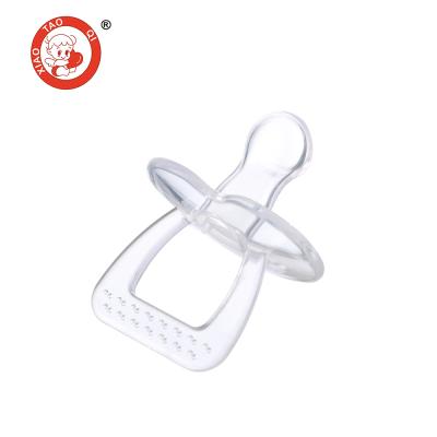 China Newest Design BPA Free Top Quality Silicone Baby Pacifier Feeding Holder for sale