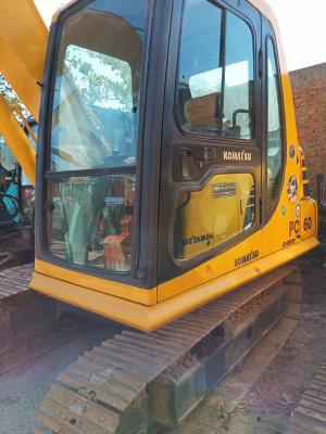 China Used mini hydraulic excavator Komatsu pc60 from Japan is sold well 0.37mÂ ³ for sale