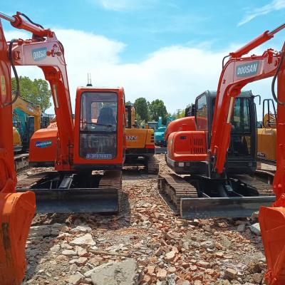 China Cheap Imported Used Doosan DX60 Crawler Excavator Doosan DX80 For Sale 0.21mÂ ³ for sale