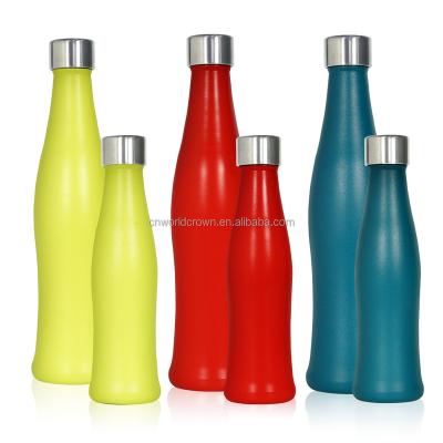 China Custom Business Logo Double Wall Stainless Steel Water Bottle Vacuum Flask Thermoses for sale