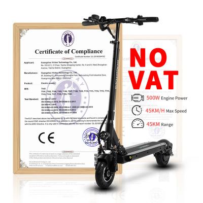 China Wholesale Adult Unisex Smart 45KM/H Motorized Kick E Scooter Electric Mini Electric Scooter 500W Two Wheel Electric Motorcycle Skateboard for sale