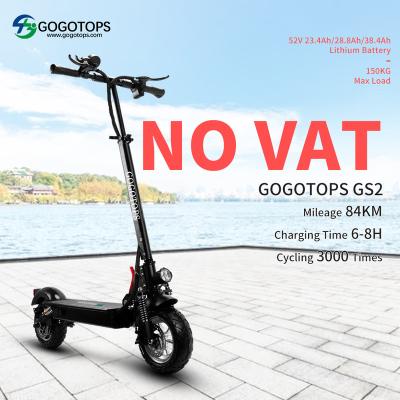 China Electric Vehicle 1200W Unisex With Seat Folding Adult Two Wheel Electric E Scooter Motorcycles 50KM/H Scooter for sale