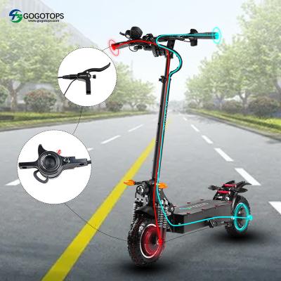 China Best EU Warehouse Unisex Foldable Two Wheel Electric Kick Scooter 2000W Dual Motor Electric Scooters Adult Self Balancing Scooter for sale