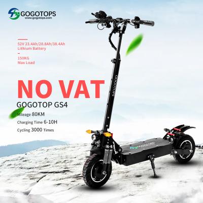 China EU Warehouse 2000W Motor Dual Tire Kick Scooter Adult E Scooter Motorcycle Unisex Dropshipping for sale