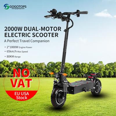 China OEM Unisex Electric Scooter Motorcycle 2000W Off Road Self Balancing E Scooter Germany 2 Wheel Electric Mobility Scooter For Adults for sale