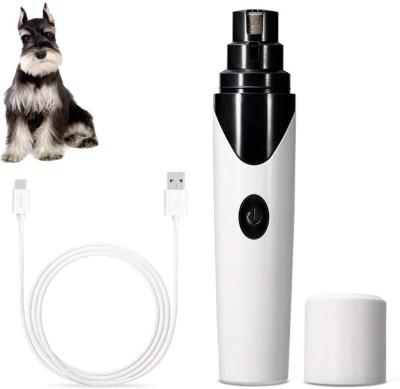 China New Viable Legacy White Color Pet Paw Grooming Tool Pet Nail Portable Rechargeable Grinder for sale