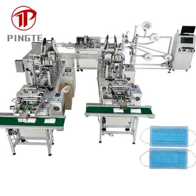 China Garment Shops Full Automatic Surgical Medical Disposable 3 Layers Face Mask Making Machine for sale