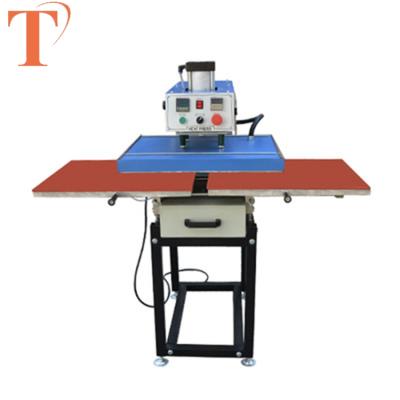 China Double Operated Semi-automatic Pneumatic Fabric Heat Press Machine Double Position Heat Transfer Machine Heat Press Sublimation Machine for sale