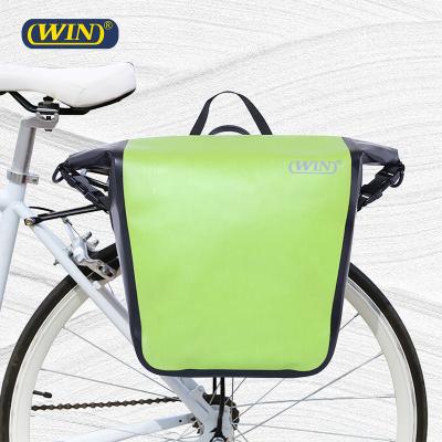 China Waterproof Eco-friendly Fabric 600D Reflective Logo Waterproof Bicycle Panniers Bag for sale