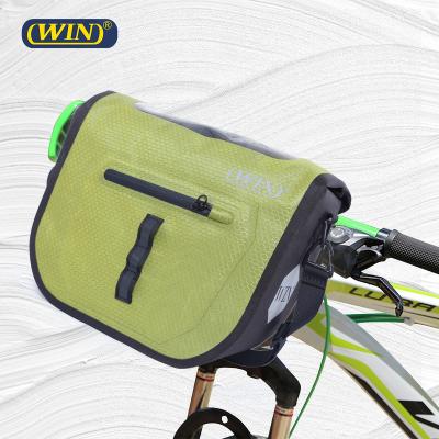 China Unique Seamless Design Waterproof Handlebar Recycling Bag For Cycling for sale