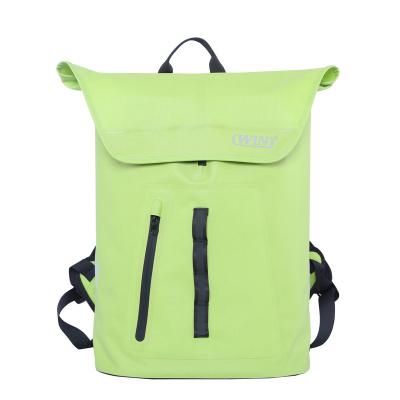 China Large Capacity Logo Waterproof Bike Backpack For Reflective Recycling for sale