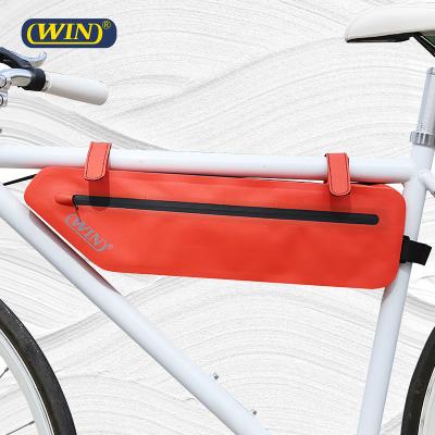 China Waterproof Travel RPET 600D Outdoor PVC Free Polyester Waterproof Bicycle Frame Bag for sale