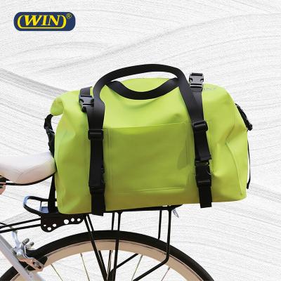 China Waterproof Durable 100% Large Capacity 40L 600D PVC Mountain Bicycle Trunk Free Bag for sale