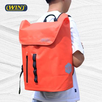 China Waterproof Sport Ripstop 600D PVC Bike Backpack Outdoor Free Waterproof Bag for sale