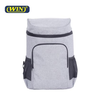 China Waterproof Custom Logo RPET 600D Food Grade Insulated Waterproof Cooler Backpack for sale