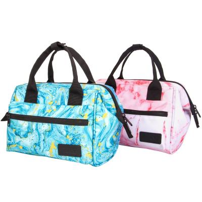 China Large Capacity Waterproof PVC Free Polyester Insulated Picnic Cooler Lunch Bag For Kids for sale