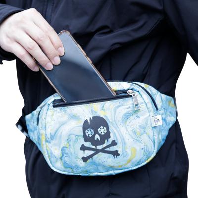 China Water Repellent Recycle Material Lightweight Waist Bag Fanny Pack For Outdoor Activities for sale