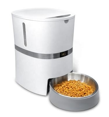 China Automatic Feeder Pet Bowl Dog Food Vending Machine With Stainless Steel Animal Feeders for sale