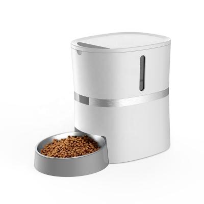 China Automatic Pet Automatic Feeder Hot Sale Pet Food Dispenser with Stainless Steel Food Bowl Designed for Cats and Dogs for sale