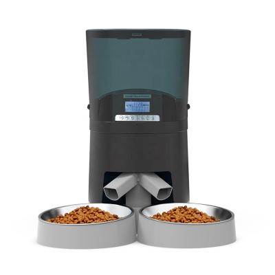 China Automatic Pet Cat Dog Pet Feeder Automatic Food Dispenser for sale